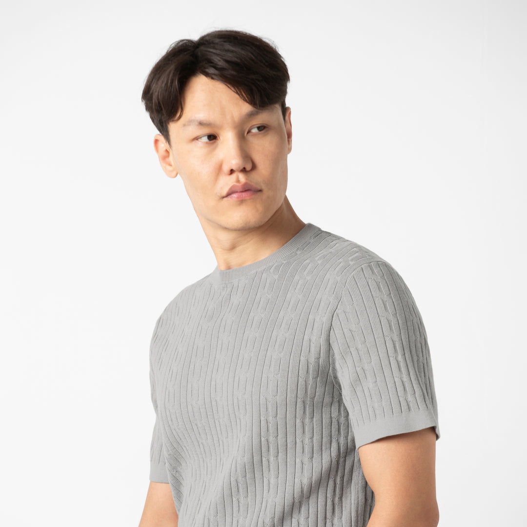Cable Stitch Sweater Crewneck