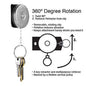 Key-Bak Key Retractor 24 Inch Chain with Spinner
