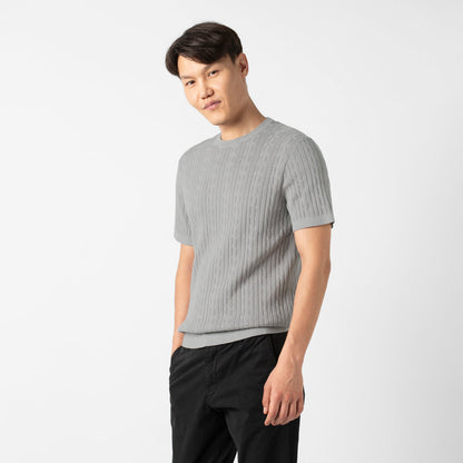 Cable Stitch Sweater Crewneck