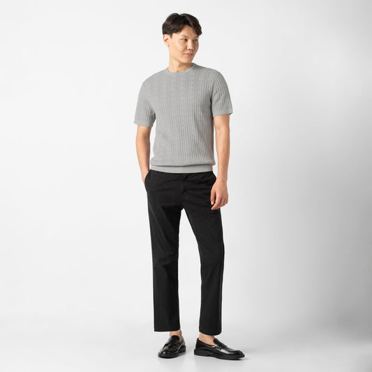 Cable Stitch Sweater Crewneck