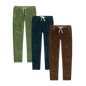 Corduroy Easy Pant 3 Pack