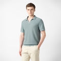 Diamond Knit Sweater Polo