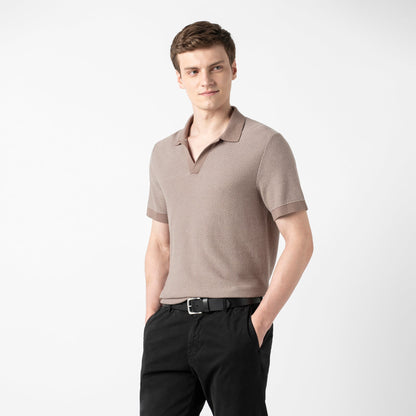 Honeycomb Sweater Polo