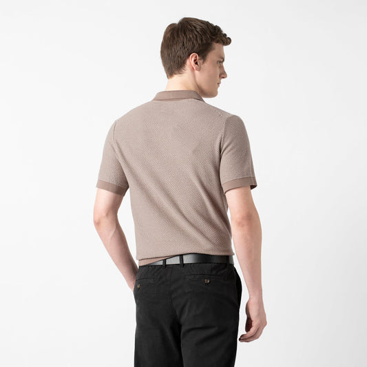 Honeycomb Sweater Polo