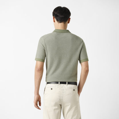 Honeycomb Sweater Polo