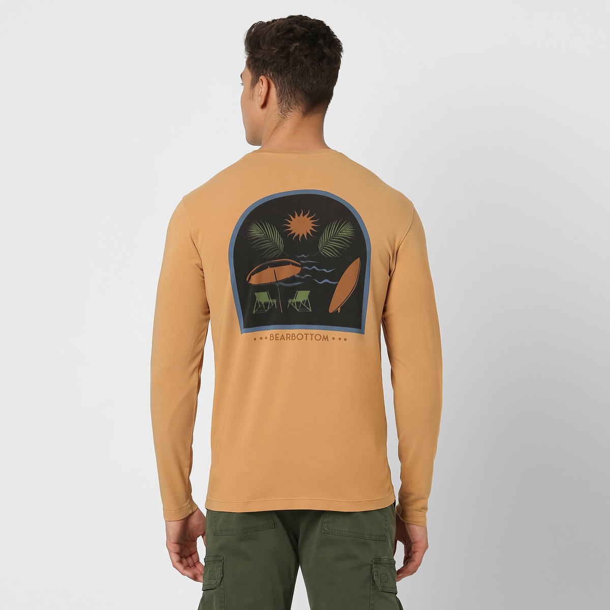 Natural Dye Graphic Long Sleeve 19.50