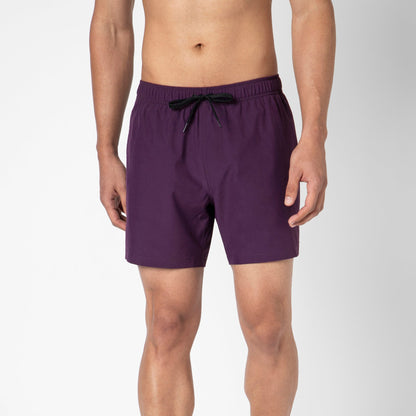 Stretch Swim Trunk Solid