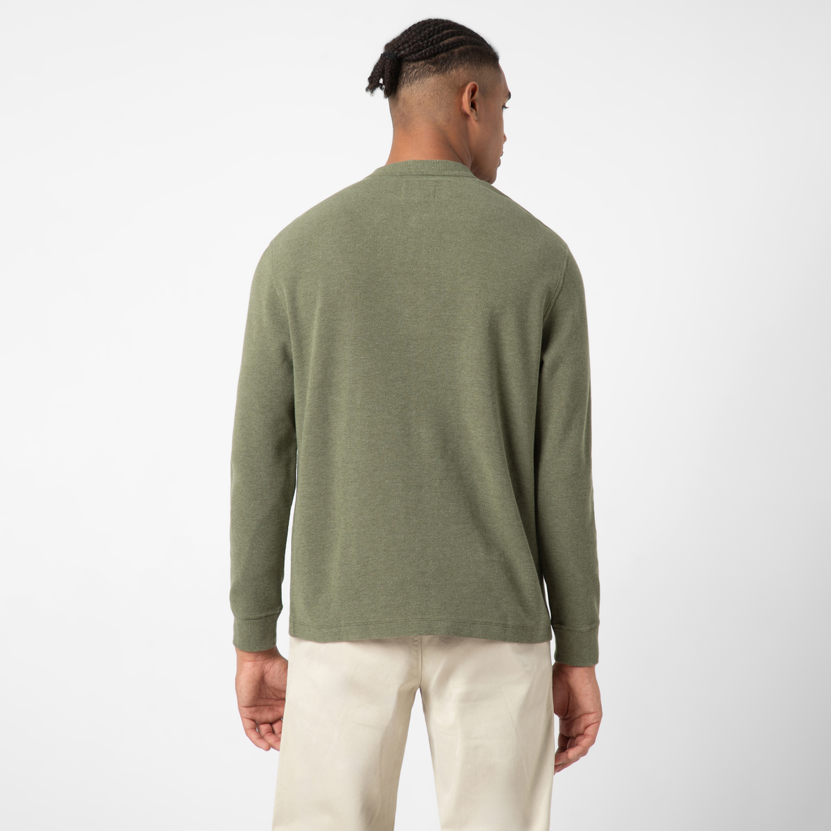 Waffle Knit Henley